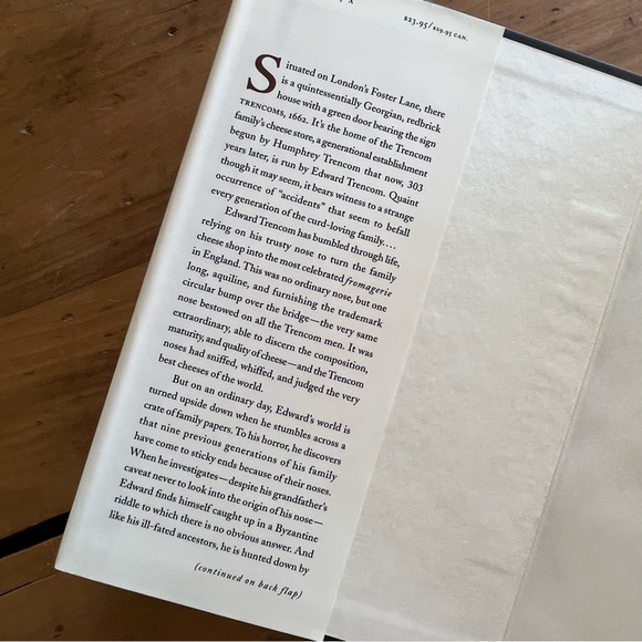 Edward Trencom's Nose: A Novel of History, Dark Intrigue & Cheese Hardcover Book - Picture 4 of 5